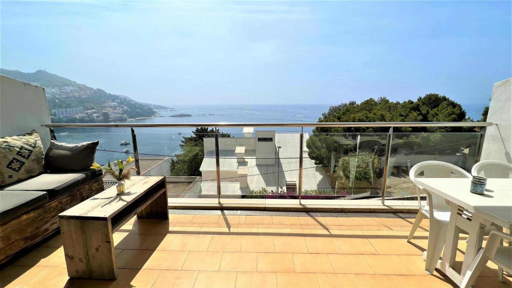 Apartamento Vista Mar Y Parking En Roses Av-27 Eksteriør billede