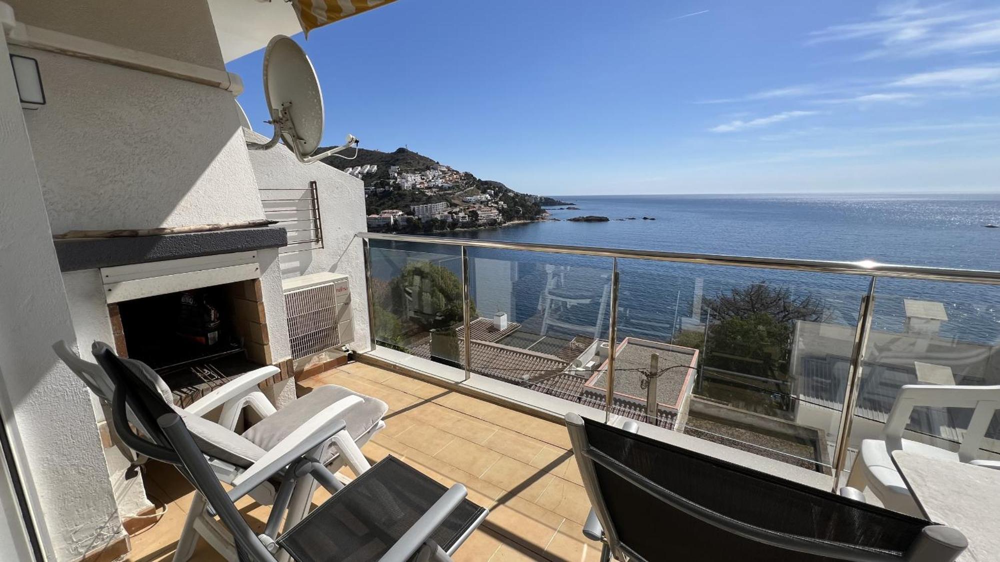 Apartamento Vista Mar Y Parking En Roses Av-27 Eksteriør billede
