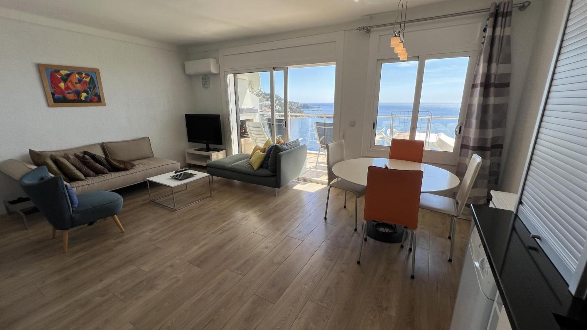 Apartamento Vista Mar Y Parking En Roses Av-27 Eksteriør billede