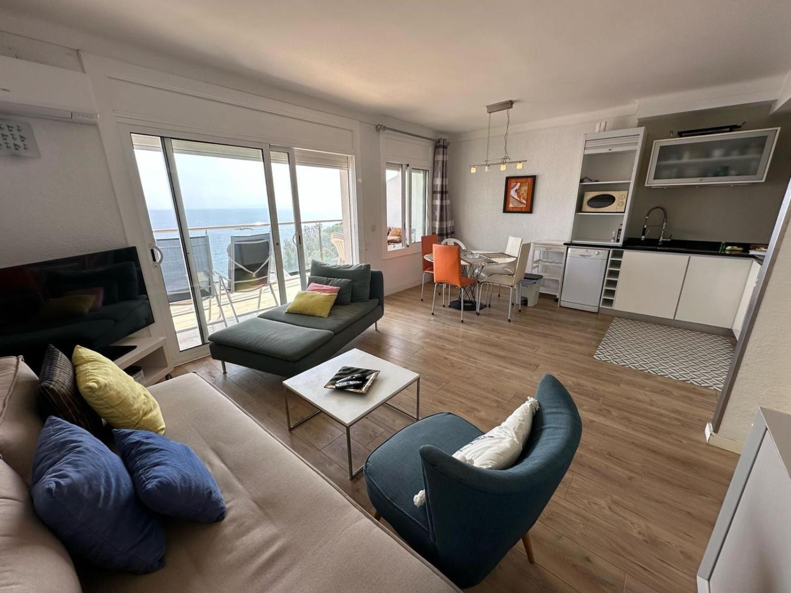 Apartamento Vista Mar Y Parking En Roses Av-27 Eksteriør billede